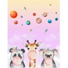 Фотообои листовые Citydecor Bubble Gum 7 (200x260см)