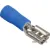 Разъем плоский IEK Рпим URM10-D25-D23-7 (синий)