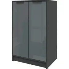 Тумба Интерлиния Концепт КТ-Т64 Глосс (антрацит/асфальт глянец)