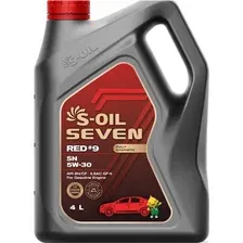 Моторное масло S-OIL SEVEN RED #9 SN 5W-30 4л