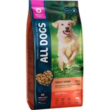 Корм для собак All Dogs с говядиной и овощами, 13 кг