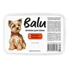 BALU Печенье для собак всех пород с кальцием, коллагеном 200 г