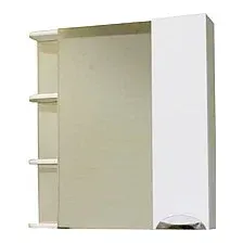 СанитаМебель Шкаф с зеркалом Камелия-12.70 Д3 (правый, белый)