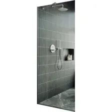 Душевая стенка MaybahGlass 195x79 MGD-695-5у (прозрачное стекло/хром матовый)