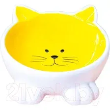 Миска для животных Mr. Kranch MKR639675 (желтый)