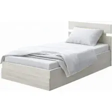 Кровать PROxSON Milton с ПМ 90x200 (дуб шамони светлый 124/ясень шимо светлый)