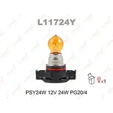 Автолампа PG20/4 LYNXAUTO L11724Y PSY24W 12
