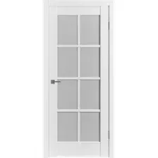 Дверь межкомнатная ER1 ДО white cloud 600х2000 мм., Emalex Ice