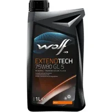 Трансмиссионное масло WOLF ExtendTech 75W80 GL 5 / 2300/1 (1л)