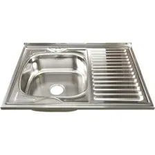 Мойка кухонная Mixline L 528016, с сифоном