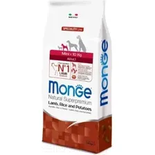 Сухой корм для собак Monge Speciality Adult Mini Lamb Rice & Potato (7.5кг)