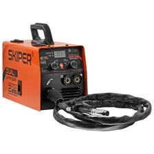 Полуавтомат сварочный SKIPER FLUX/MMA-210D-11 2 ГОДА гарантия, 210A, FLUX/MMA/TIG