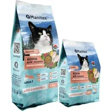 Сухой корм для кошек Manitex Adult Для взрослых Курица и клюква (400г)
