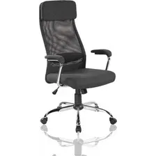Кресло SitUp VAASA сhrome (сетка Black/ткань Black)