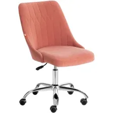 Кресло офисное Tetchair Swan флок (розовый)