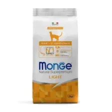 Сухой корм Monge Cat Speciality Line Light для кошек, низкокалорийный, из индейки 1,5 кг