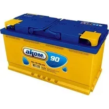 Автомобильный аккумулятор AKOM 6СТ-90V R+ (90 А·ч)