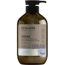 Бальзам для волос Ecolatier Urban д/поврежденных волос восстанавл. аргана и белый жасмин (400мл)