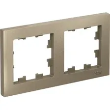 Рамка 2-постовая ATLASDESIGN шампань арт. ATN000502