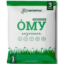 Удобрение Интеррос ОМУ Газонное 1 кг