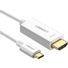 Кабель Ugreen MM121, 30841, white, 1.5 м