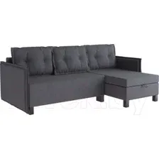 Угловой диван Mio Tesoro Туули (Dark Grey)