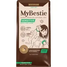 Сухой корм для кошек MyBestie Сенситив Утка с Ягненком (8 кг)