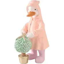 Статуэтка Sima-Land Утка в дождевике стрижет цветок / 10583265