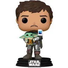 Фигурка Funko Bobble Star Wars Mandalorian Mandalorian with Grogu 54525