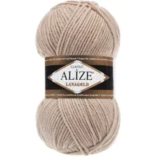 Пряжа для вязания Alize Lanagold 05 (240 м, бежевый)