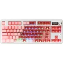Клавиатура Ajazz MK87 Pitaya Switch (розовый)