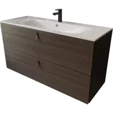 TERMINUS Тумба с умывальником Контур 120x62x45 с 2 ящиками KON101202200001O (венге/графит)