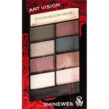 Набор теней + основа для макияжа век SHINEWELL Art Vision, тон 01