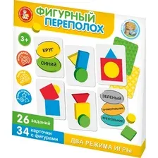 Развивающая игра Десятое королевство Фигурный переполох / 05249