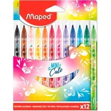 Фломастеры Maped Mini Cute / 845404 (12шт)