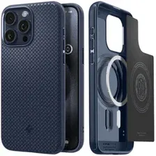 Чехол для телефона Spigen Mag Armor (MagFit) для iPhone 15 Pro ACS06737 (темно-синий)