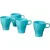 Набор кружек Swed House Kaffekopp MR3-36 (бирюзовый)