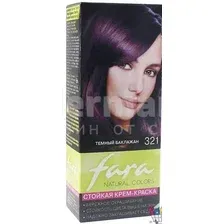 Крем-краска Fara Natural Colors 321 темный баклажан 50 мл