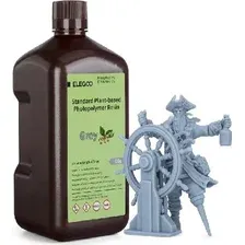 Фотополимерная смола для 3D-принтера Elegoo PlantBased / 50.103.0364 (2кг, серый)
