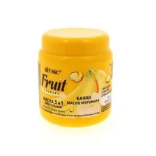 Маска для волос Витэкс Fruit Therapy Банан и масло мурумуру (450мл)