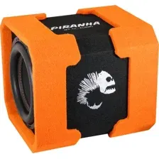 Корпусной активный сабвуфер DL Audio Piranha 12A V.2 Twin (оранжевый)