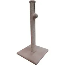 Когтеточка Cat House Столбик 75, хлопок бежевый