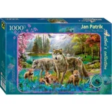 Пазл Step Puzzle Семья волков весной