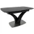 Стол НОТР ДАМ MODERNE 1400(1800)*850 камень черный Greys Black /черный матовый