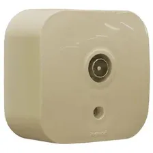 Розетка телевизионная LEGRAND Quteo слоновая кость (782245)