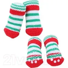 Носочки для животных Puppia Crinch / PAOC-SO1270-RD-L (красный)