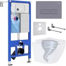 Инсталляция с унитазом подвесным Roxen StounFix Dual Fresh 968330