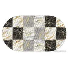 Коврик на присосках Varmax Gold Marble DF-270 (68x38, черный/серый)