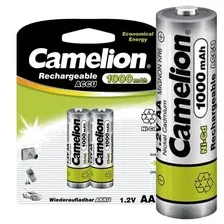Аккумуляторные батарейки Camelion AA, 1,2 В, 1000 мАч, 2 шт