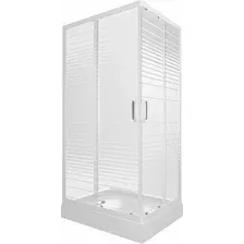 Душевой уголок Triton Фьюжн 120x80 А (белый/полосы)